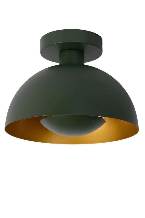 Lucide SIEMON - Flush ceiling light - Ø 25 cm - 1xE27 - Green - off